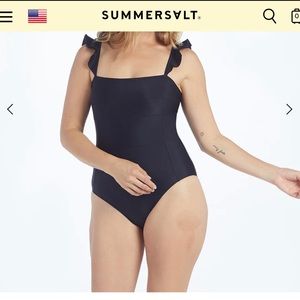 Summersalt swimsuit  NWT size 16 Back/ white. FTTS